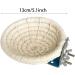 Bird Cage Nest Cotton Weave Hemp Rope Bird House Bed Hatching Nesting Box with 2 Fixing Screws Parrot Cage Hatching Nesting Box for Budgie Cockatiel Lovebird - Buy Online on SooperMarket.com