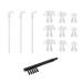 JIAHAO 3 x Universal Sound Tube + 9 x Ear Plugs/eartips/Domes for BTE Hearing Aids+1x Battery Changing Metal Loop