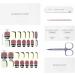 DANNI & TONI 28 Semi Cured Nail Wraps | Soft Self-Adhesive Gel Stickers | Salon-Quality Manicure Set - Buy Online on SooperMarket.com