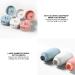 Silicone Base Travel Bottles Set - 3 PCS Leakproof Empty Shampoo & Lotion Containers for Trips & Home Use - Buy Online on SooperMarket.com