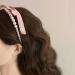 Limtula Pearls Bowknot Headbands for Woman Girl Ribbon Hairband for Skincare Makeup Delicate Hairband for Girl Taking Photo Blue - Buy Online on SooperMarket.com