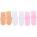 3 Pairs Silicone Moisturizing Socks Flexible Elastic Hydrating Spa Socks Pedicure Socks for Dry Cracked Feet Pink Skin Tone White (-1411240283012) - Buy Online on SooperMarket.com