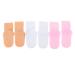 3 Pairs Silicone Moisturizing Socks Flexible Elastic Hydrating Spa Socks Pedicure Socks for Dry Cracked Feet Pink Skin Tone White (-1411240283012)