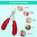 URAQT Precision Toenail Clippers - Heavy Duty Stainless Steel Cutter for Thick Nails with Protective Cover - Buy Online on SooperMarket.com