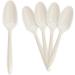 PAMI Medium Weight Disposable Plastic Teaspoons 1000-Pack - Bulk White Partyware Teaspoons for Events and Catering - Buy Online on SooperMarket.com