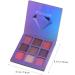 Healvian 3pcs 9 Women Eye Shadow Eyeshadow Makeup Palette Metallic Eye Shadow Palettes Purple - Buy Online on SooperMarket.com
