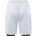Ronony Men's 2-in-1 Sports Shorts | Quick-Drying Summer Running & Gym Shorts - White - Buy Online on SooperMarket.com