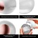 Reusable Gel Lint Roller - Washable Mini Dust Remover for Travel | Portable Travel-Friendly & Dustproof (White) - Buy Online on SooperMarket.com