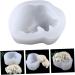Ciieeo 3pcs Mold Animal Resin DIY Cake Rubber Dessert Jewelry Ice Cube Candy Chocolate Ice Cube Mould Silicone Coaster Epoxy Baking Tool Sleeping Dogs 3D Silica Gel Mousse Chocolate White 10.8X8.5X5CMx3pcs - Buy Online on SooperMarket.com