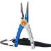 SOUFORCE Spring Bearing Fishing Pliers: Multi Functional Tool with Sheath & Anti-Lost Rope for Saltwater Fishing - Hook Remover, Line Cutter, Crimp, Split Ring Tool - Buy Online on SooperMarket.com
