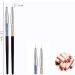 Jilibaba Nail Art Brush Set - 3 Piece Carved Pen & Crystal Liner for DIY Detailing and Painting - Buy Online on SooperMarket.com