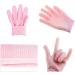 Moisturizing Socks and Gloves Set for Softening and Repairing Dry Skin with Aloe Lotion and Silicone - Pink - Buy Online on SooperMarket.com
