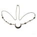 Aimimier Viking Crystal Moon Head Chain - Retro Gold Headpiece for Women and Girls - Buy Online on SooperMarket.com