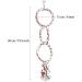 LeerKing Bird Rope Perches - Chewing Toy & Swing for Parakeet, Cockatiel, African Greys - 3 Loop Hanging Perches - Buy Online on SooperMarket.com