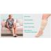 Juzo Calf Compression Brace - Reversible Multi-Purpose 30-60 mmHg Beige - S Max Regular XXX-Large Long - Buy Online on SooperMarket.com