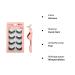Jane Choi 3D Reusable False Eyelashes - 4 Pairs Handmade Dramatic Lashes with Eyelash Clip (G107) | Long & Thick Makeup Extension - Buy Online on SooperMarket.com