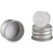 Tianzd 3-Pack 50ml Brown Plastic Bottles with Silver Caps & Orifice Reducer | Essential Oil & Makeup Containers | International Shipping Available - Buy Online on SooperMarket.com