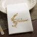 LEKOCH 100 PCS Disposable Letter Napkins | Premium Airlaid White Wedding Napkins (43x30) - Stylish & High-Quality Event Essentials - Buy Online on SooperMarket.com