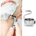 Vepoty 2-in-1 Stainless Steel Shaving Mug & Brush Stand Holder | Premium Grooming Tool for a Perfect Shave - International Shipping Available - Buy Online on SooperMarket.com