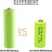 12 Pack 1.2V Ni-Mh 2/3AA Rechargeable Batteries - 400mAh Button Top for Solar Lights Shavers & Toothbrushes - Buy Online on SooperMarket.com