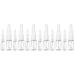 FOMIYES 10ml White Empty Plastic Nasal Spray Bottles Pump Sprayer Mist Nose Spray Refillable Bottle for Saline Water Wash Applications Pack of 20 Pump Bottles