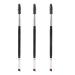 3Pcs Dual Brow Brush Dual Headed Portable Professional Angled Eyebrow Brush for Beauty Room Household Travel