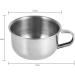 Restokki Stainless Steel Shaving Bowl | Metal Soap Cup for Man | Durable Foam Cleaning Tool - Buy Online on SooperMarket.com