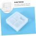 Operitacx 3pcs Box Pot Mold Silicone Molds Gypsum Resin Pot Pot Making Mold Epoxy Resin Crystal Whitex3pcs 10.6X10.6X3.3CMx3pcs - Buy Online on SooperMarket.com