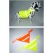 Personalized Reflective Dog Bandana - Custom Text & Logo | Muka Green Size L - Perfect for Pets - Buy Online on SooperMarket.com