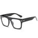 Jurchio Unisex Vintage Space Glasses | Classic Frames for Men & Women | Clear Blue Light Filter Glasses with Case - Buy Online on SooperMarket.com