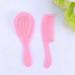 EXCEART Baby Shower Brush Set - Shampoo Dispenser, Exfoliator & Safety Comb for Newborns and Toddlers - Pink - Buy Online on SooperMarket.com