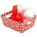 Christmas Pre-filled Hamper Baskets Set with Handles (Red Candy Cane Single) Single Red Candy Cane - Buy Online on SooperMarket.com