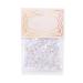 Dajidafu 1440 Pieces Semicircle Glass Crystal Set Flat Back Personalized 3D Tips Decoration Nail Art Rhinestones Wedding Dress Transparent