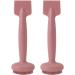 2Pcs Face Mask Brush 2Pcs Face Mask Brush Silicone Facial Cleansing Brush Scraper Tool Cleaning for Beauty Salon Apply Mud Mask (Pink) - Buy Online on SooperMarket.com