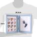 Mikytoper Baby Hand and Footprint Kit - Anniversary Growth Record Baby Gift with Reusable Ink Cartridge Photo Frame - Foldable Blue - Buy Online on SooperMarket.com
