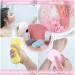 6 PCS Ultra Soft Exfoliating Bath Sponge Set with Sticky Hooks - Ideal for Adults, Children, and Pregnant Women - Buy Online on SooperMarket.com