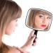ForPro Premium Hand Mirror - Distortion-Free Reflection, Medium Size, Black - 6.3 x 9.6 - Pack of 1 - Buy Online on SooperMarket.com