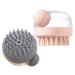 Beavorty 2pcs Massage Shampoo Brush Silicone Scalp Scrubber Body Exfoliator Brush Scalp Exfoliator Brush Hair Scalp Brush Head Scalp Massager Shampoo Scalp Massager Shower Head Brush TPR 8.5x8.5cm Assorted Color