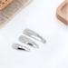 TOSSPER 6-Piece Water Drop Shape Hair Clips - Stylish Oval Snap Hairpins for Women Metal Slip Hair Barrettes & DIY Hair Accessories - Buy Online on SooperMarket.com