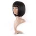 MapofBeauty 12 Fashion Lady Short Straight Bob Wig with Flat Bangs - Natural Black - Buy Online on SooperMarket.com