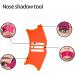 Eyeliner Stencils Wing Tips Face Make Up Stencils Nose Eyebrow Cheekbone Contour Stencils Reusable Makeup Eyelash Tool 1pcs Orange - Buy Online on SooperMarket.com