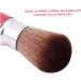 1PC Retractable Powder Brush Travel Nail Dust Brush Portable Face Blush Brush with Cover Red - Buy Online on SooperMarket.com