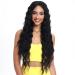 Joedir Lace Front Wigs 30'' Long Wavy Synthetic Wig 4.5 Deep Part HD Transparent Lace For Women 130% Density Wigs(BLACK COLOR) 30 Inch (Pack of 1) natural black