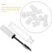 Angoily 10pcs Eyelash Tube Eyelash Growth Tubes oil Empty Tube Clear Eyelash Mascara Plastic White - Buy Online on SooperMarket.com