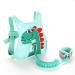 Green Toddler Leash & Anti-Lost Wrist Link for Baby Walking Safety | Boys/Girls Travel Harness - Buy Online on SooperMarket.com