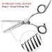 Professional Stainless Steel Dog & Cat Grooming Scissors | Eye Cutting Tools | 17x6.6cm Fello Care - Buy Online on SooperMarket.com