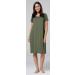Happy Mama Labor Delivery Hospital Gown Breastfeeding Maternity - Khaki - Buy Online on SooperMarket.com