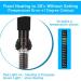 Silkwish Mini Aquarium Heater 25W for 4-20L Tanks | Small Heating Stick with Suction Cups & Temperature Stickers | Maintains 26 | 107cm Power Cable - Buy Online on SooperMarket.com