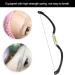 Flexible Aluminum Alloy Eyebrow Line Marker Ruler with Sponge Measure Tool for Precise Positioning Reduced Design Time and Strong Adsorption (Black) - Buy Online on SooperMarket.com