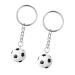 2 pieces football keychain soccer key chains soccer sports ball favors gifts souvenirs for football fans football team pocket fillers for adults and children party lectures
